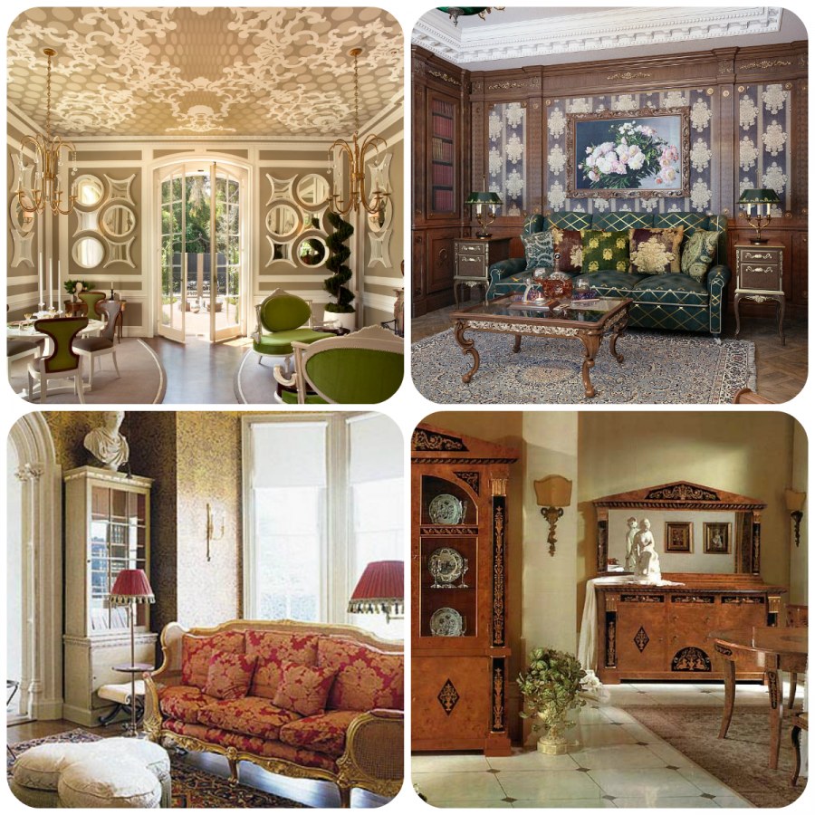 Гостиная в стиле Ренессанс эпоха Возрождения