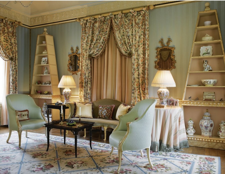 Шторы в английском стиле