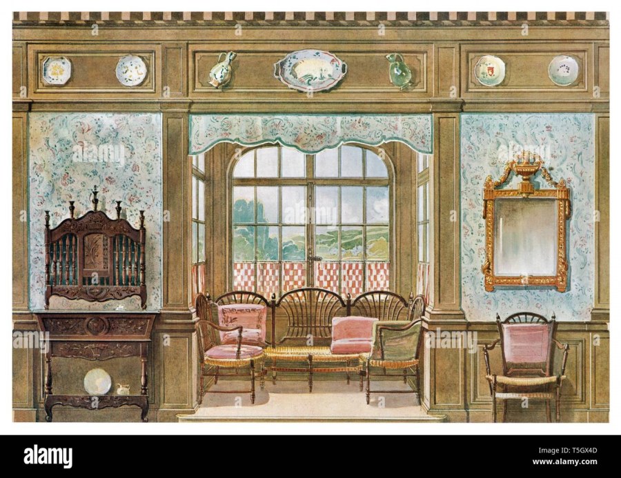 Интерьер Ампир 18 век