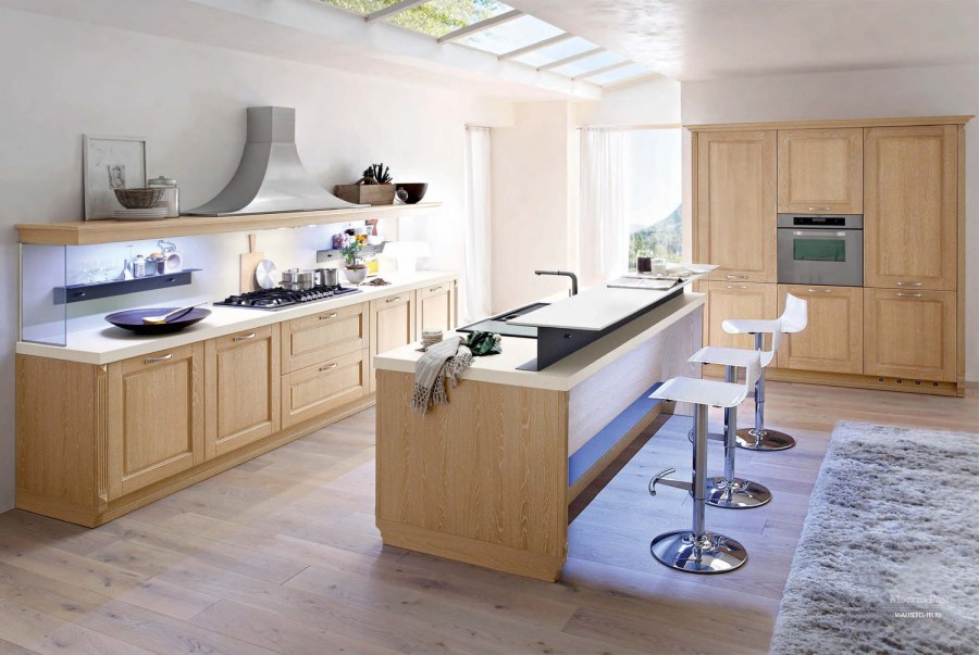 Кухонный остров с барной стойкой