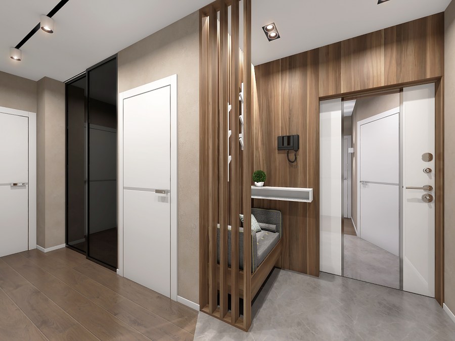 Перепланировка распашонки двушки 44 кв