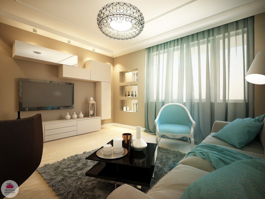 Интерьер квартиры белый глянец