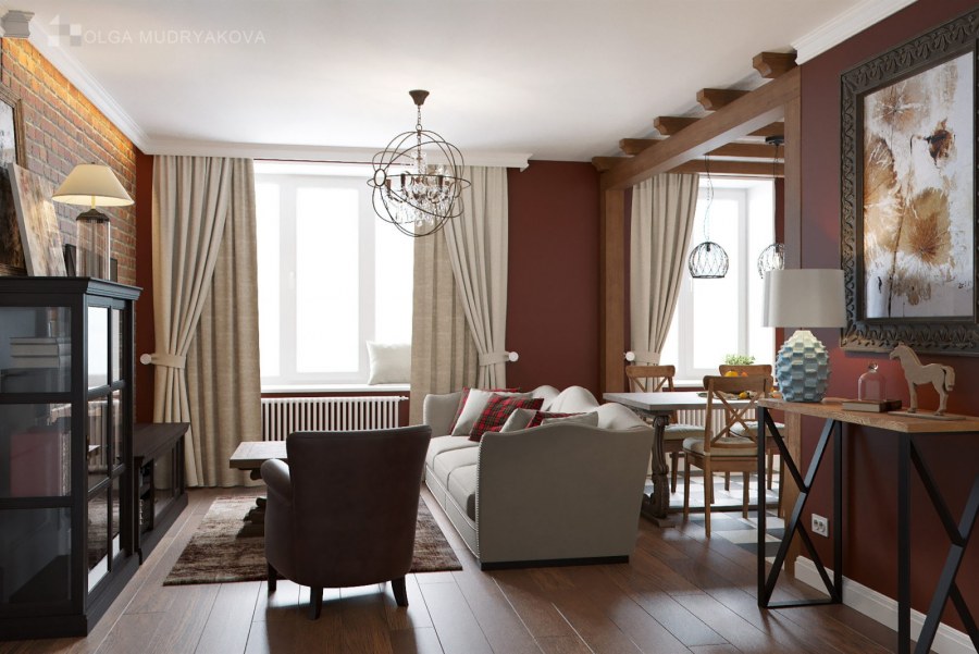 Планировка двуспальной квартиры