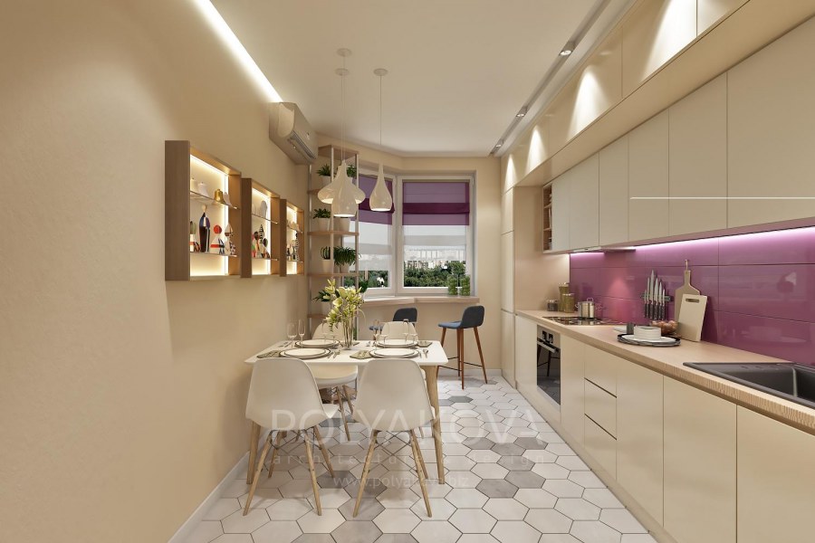 Планировка двухкомнатной листовки