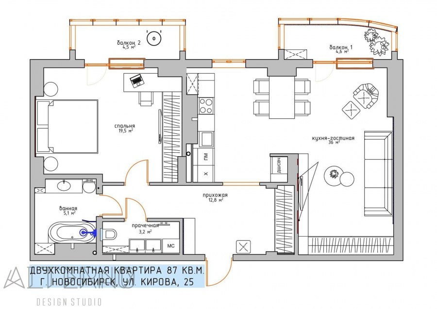 Визуализация интерьера в архикаде 23