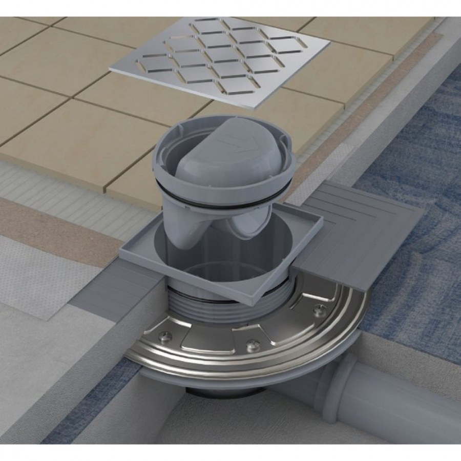 Сливной трап Ravak sn501 105х105/50 x01435