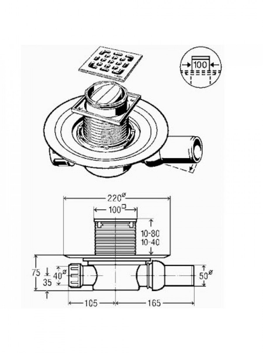 Трап Viega Advantix 583248