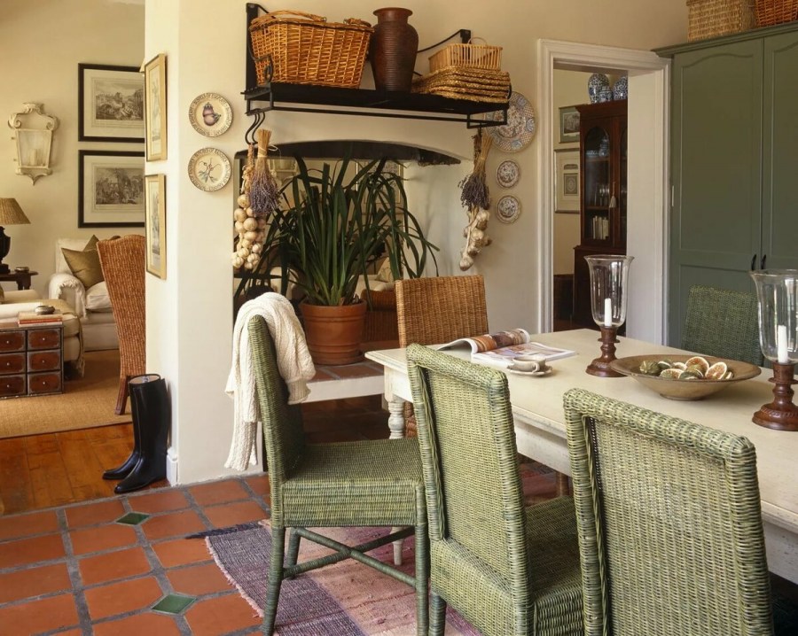 Камин в стиле бохо