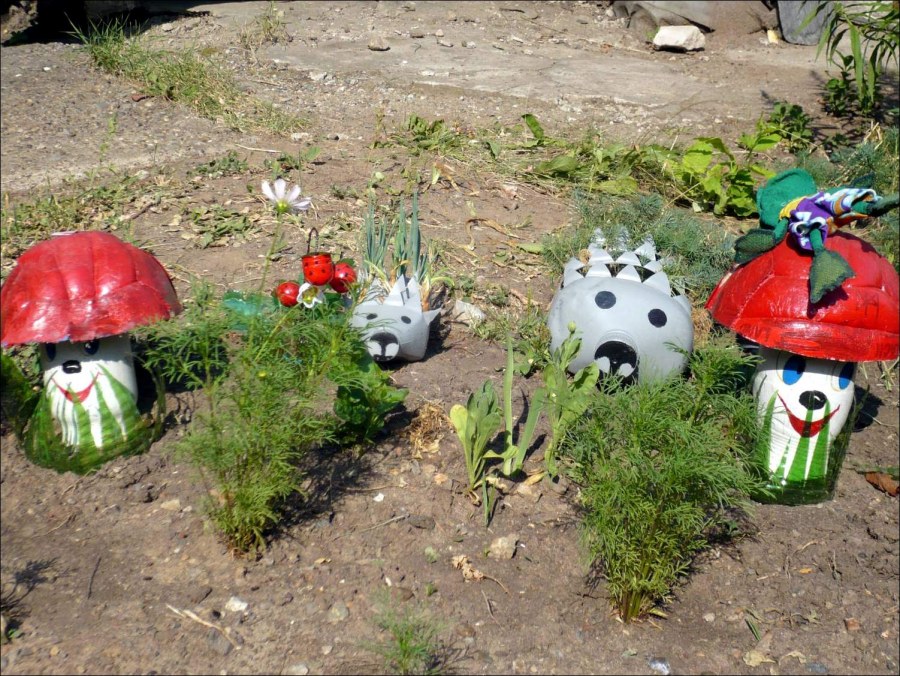 Поделки для сада
