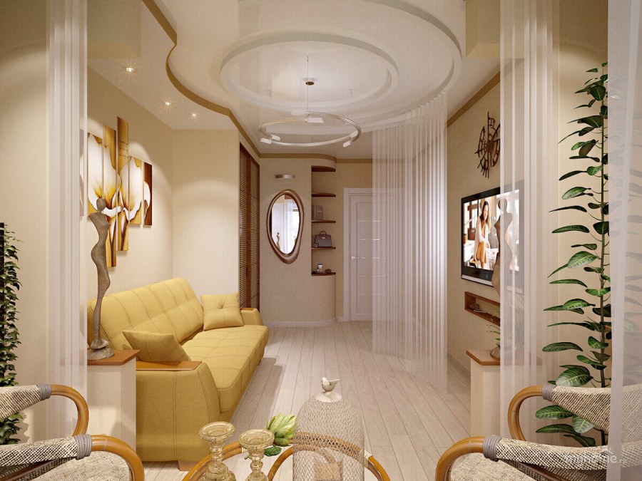 Интерьер четырехкомнатной квартиры