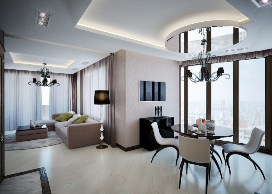 Красивые интерьеры четырехкомнатных квартир