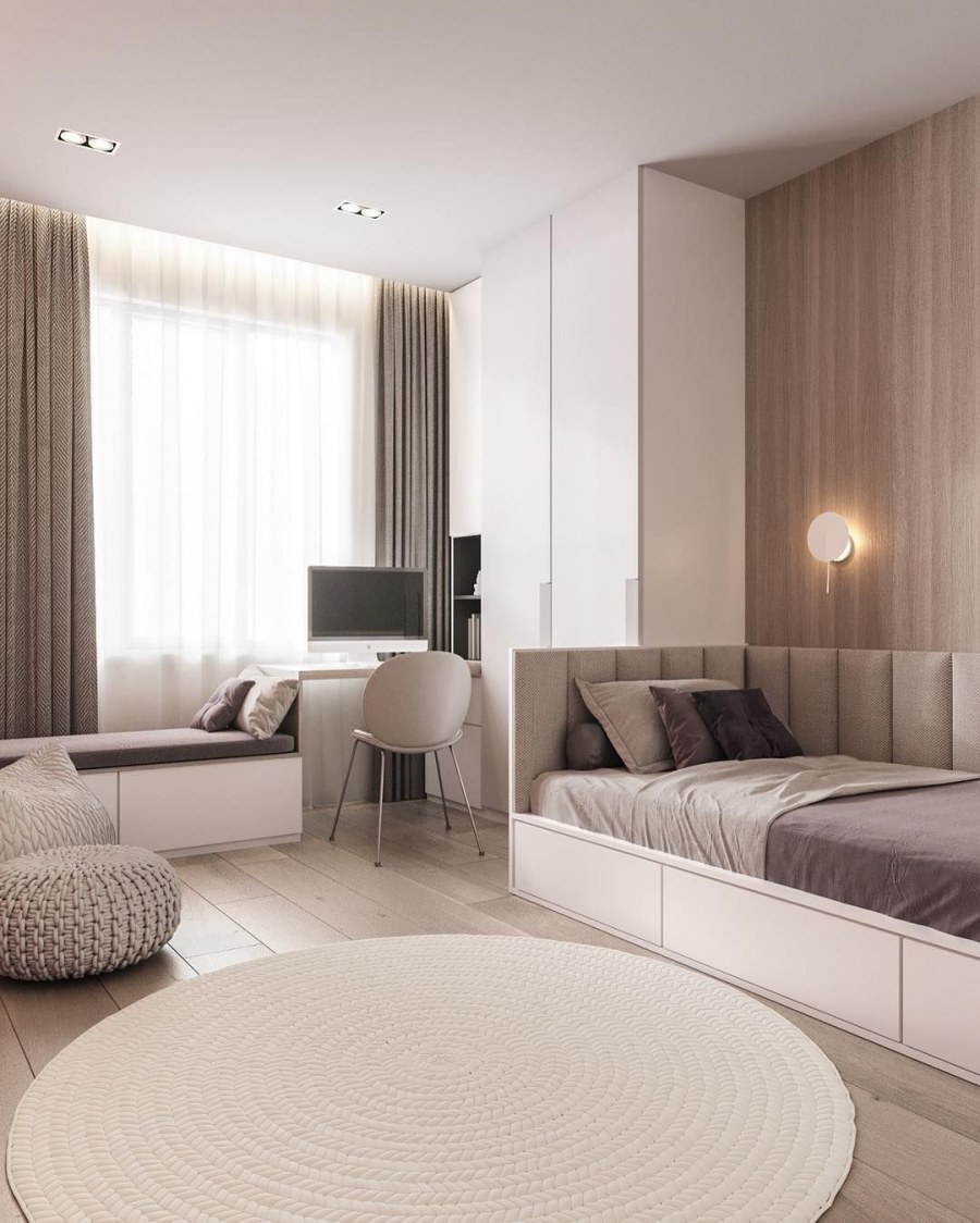 Классический интерьер спальни