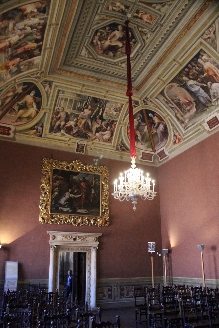 Палаццо публико в Сиене внутри