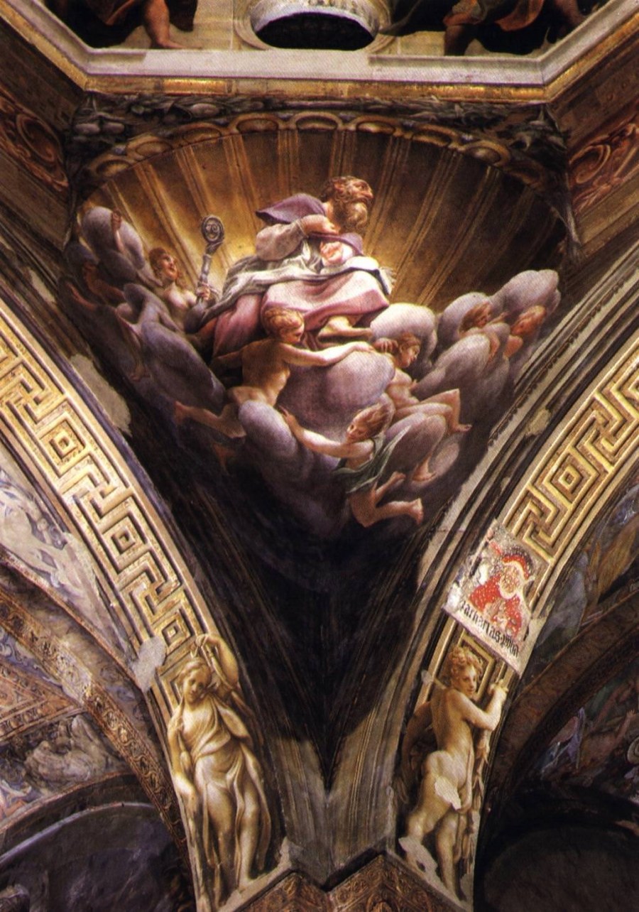 Роспись Корреджо в соборе в Парме