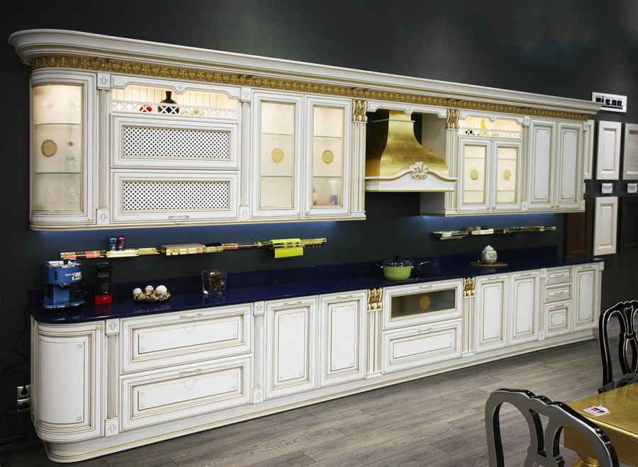 Кухонный гарнитур Лукреция Золотая