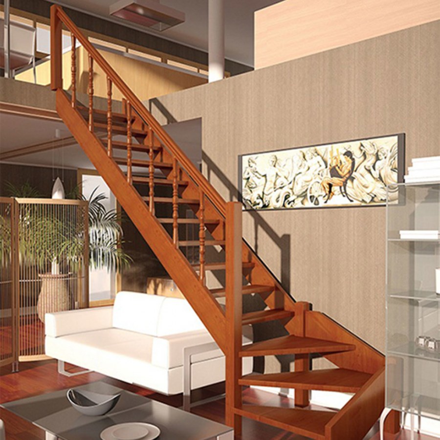 Консольная лестницана фальцах