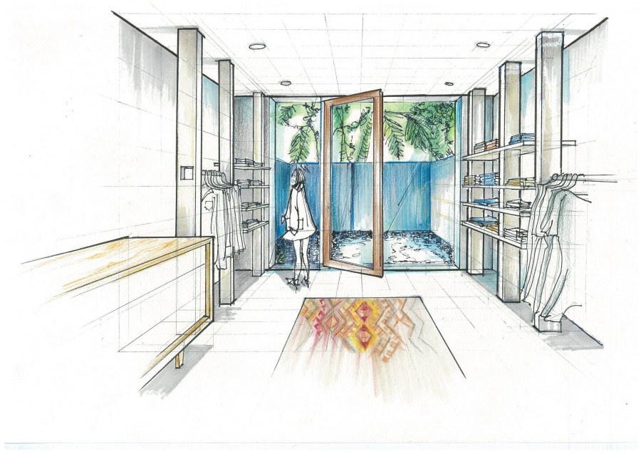 Перспектива интерьера