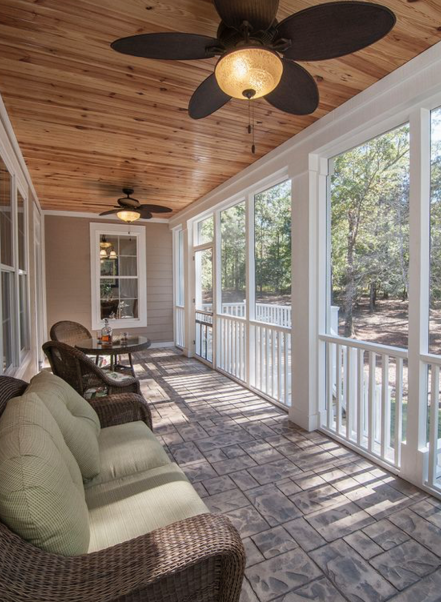 Отделка веранды