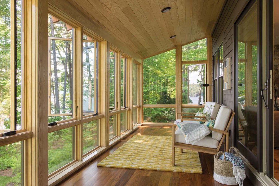 Стеклянная терраса