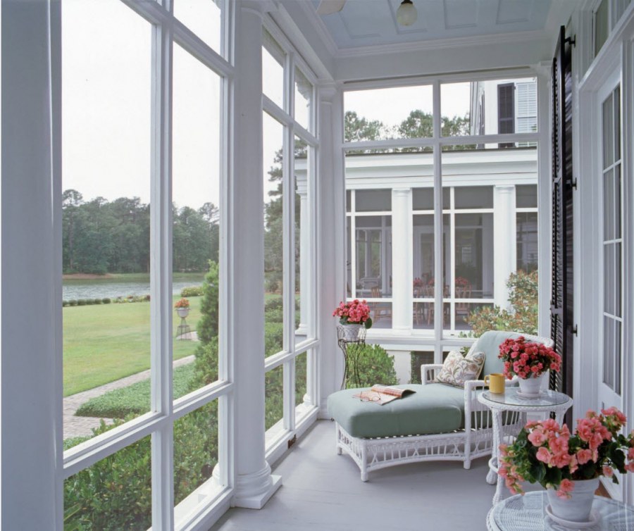 Панорамное остекление веранды