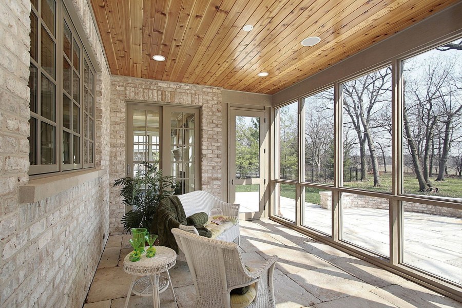 Веранда пристроенная к дому