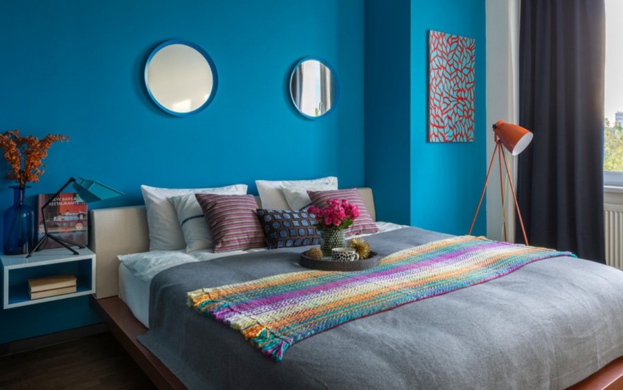 Интерьер в ярких тонах