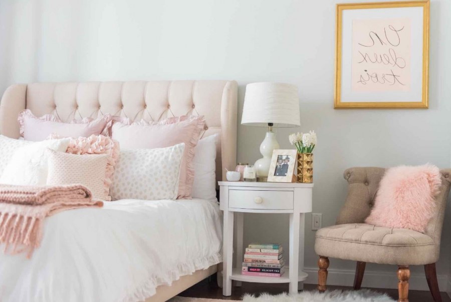 Оттенки розового в интерьере