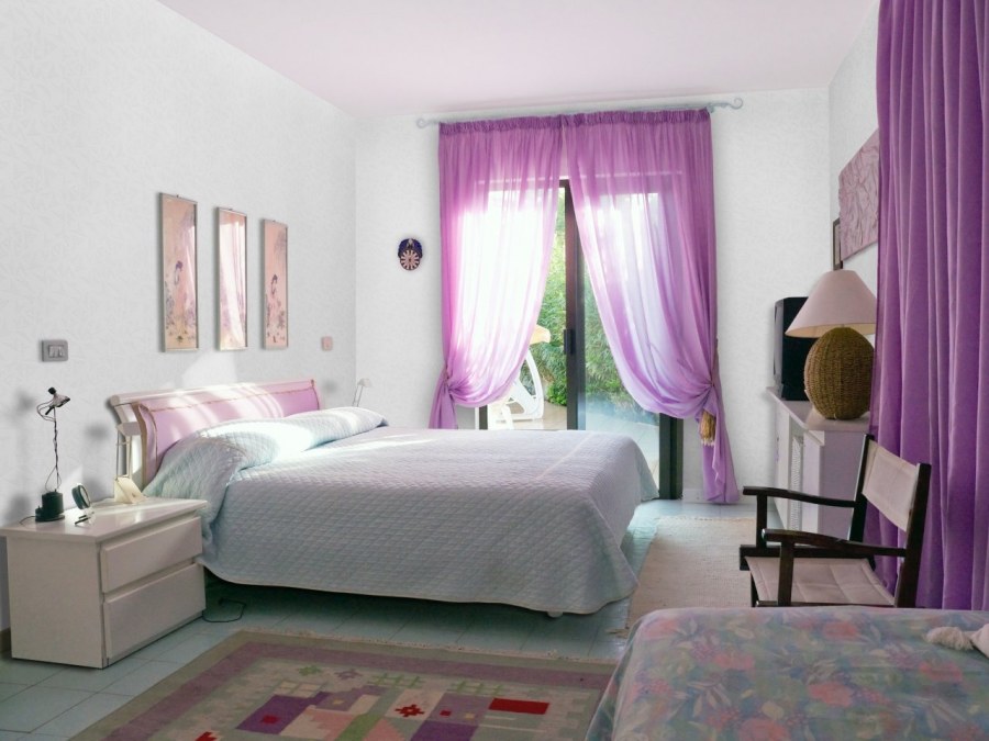 Спальня в розовых оттенках