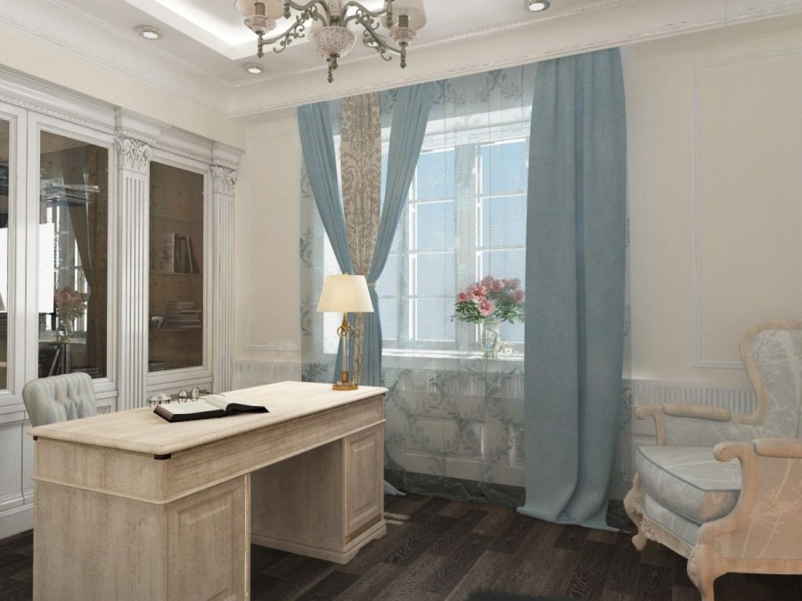 Маленький кабинет в частном доме