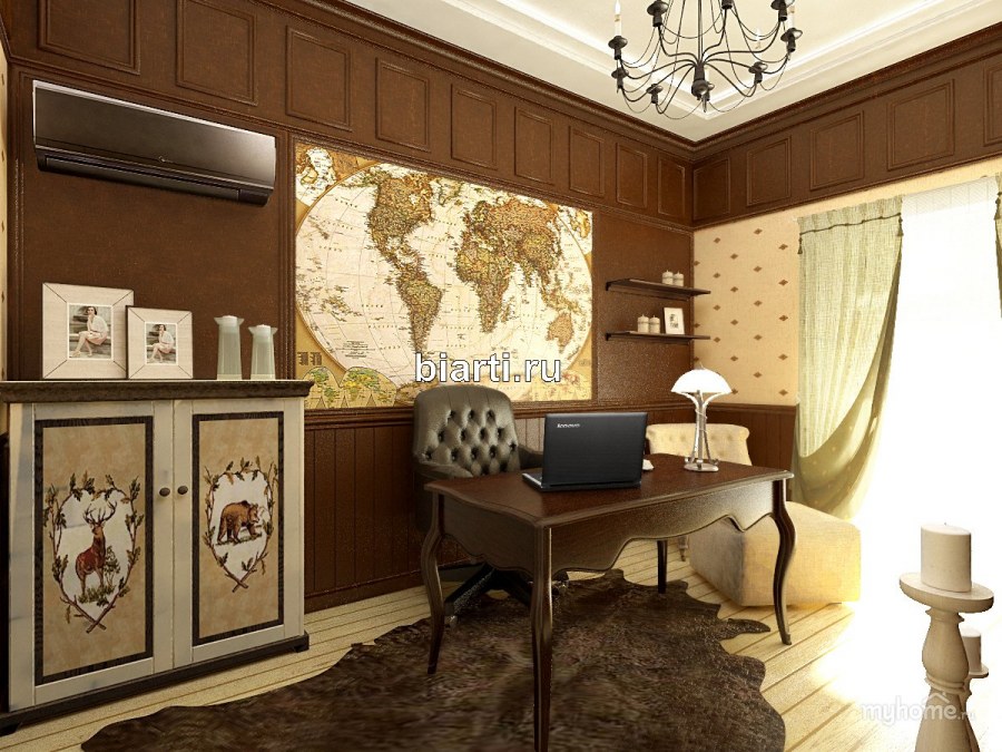 Кабинет в стиле Прованс
