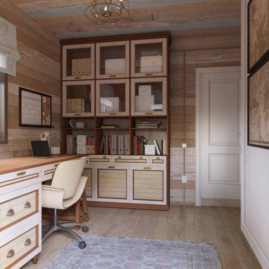 Кабинет в загородном доме