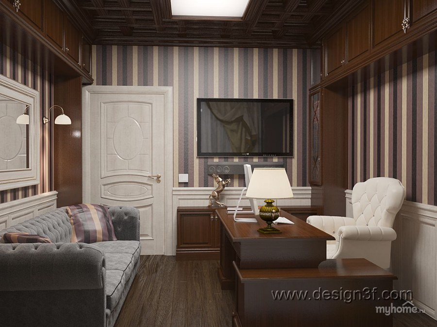 Кабинет в стиле шебби Шик