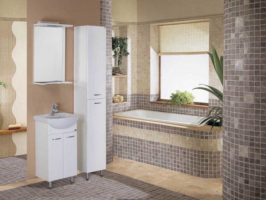 Тумба с раковиной Onika коралл 47.10