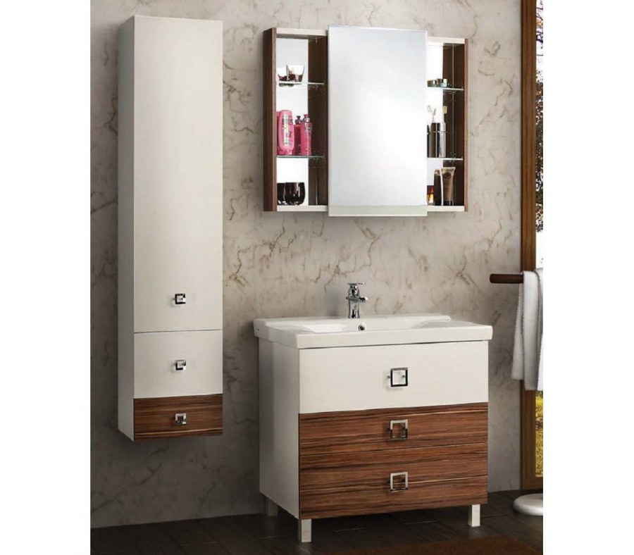 Тумба под раковину Акватон Стамбул 85м сосна Ларедо