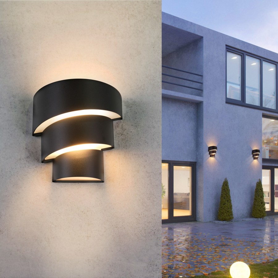 Светильник уличный -1535 Techno led Helix черный