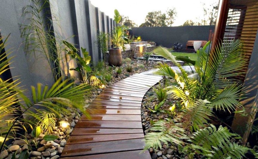 Садовые дорожки из дерева