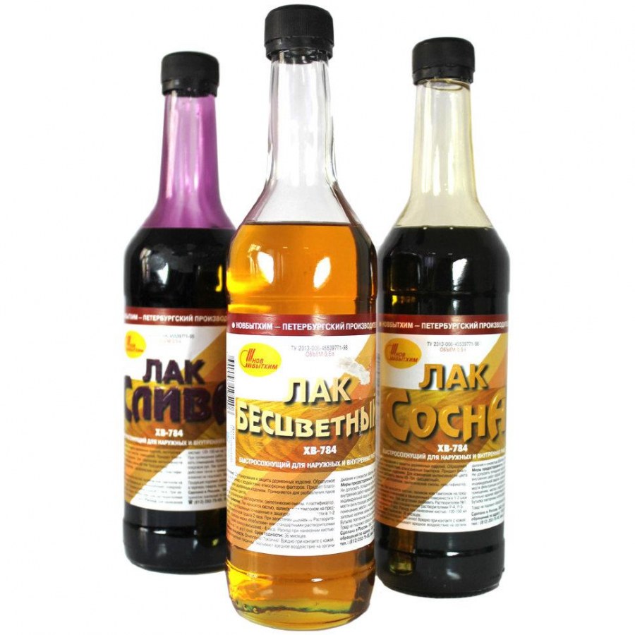 Лак хв-784 янтарь 0,5л Новбытхим