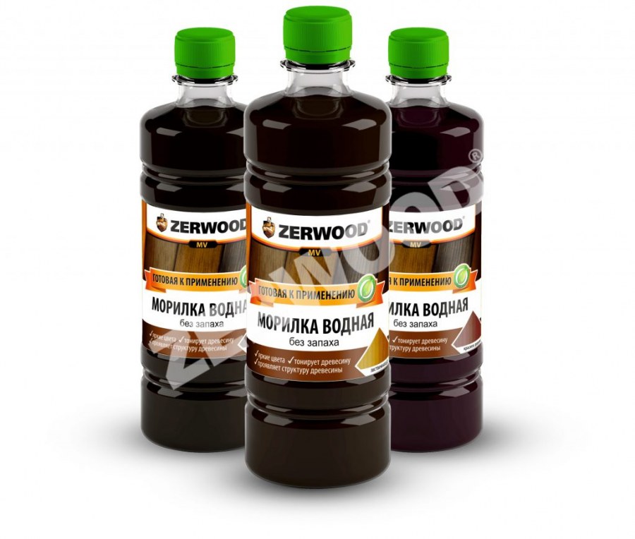 Морилка водная ZERWOOD мокко 0,5л