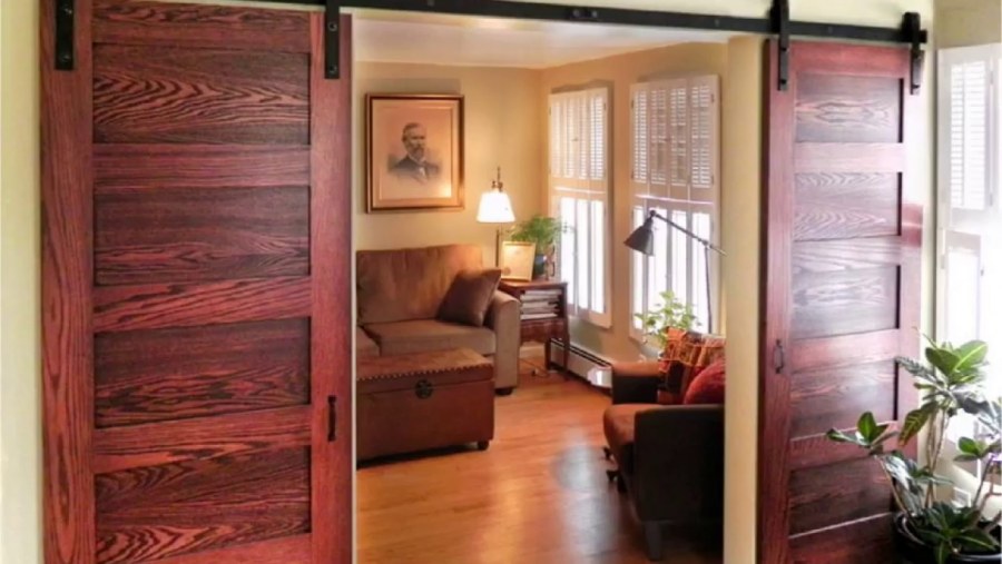 Раздвижные деревянные двери