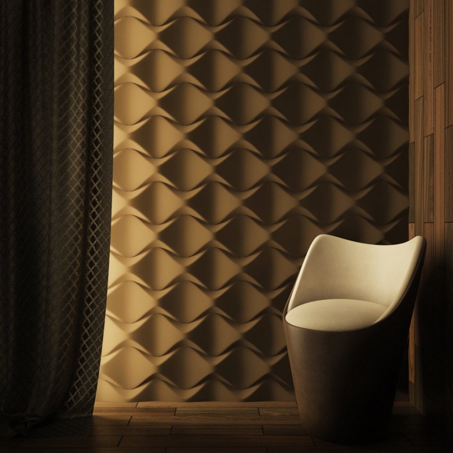 Гипсовые 3д панели Модерн