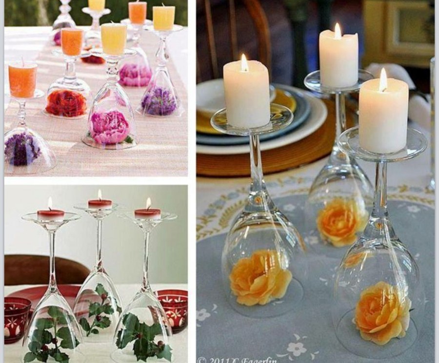 Простенькое украшение стола
