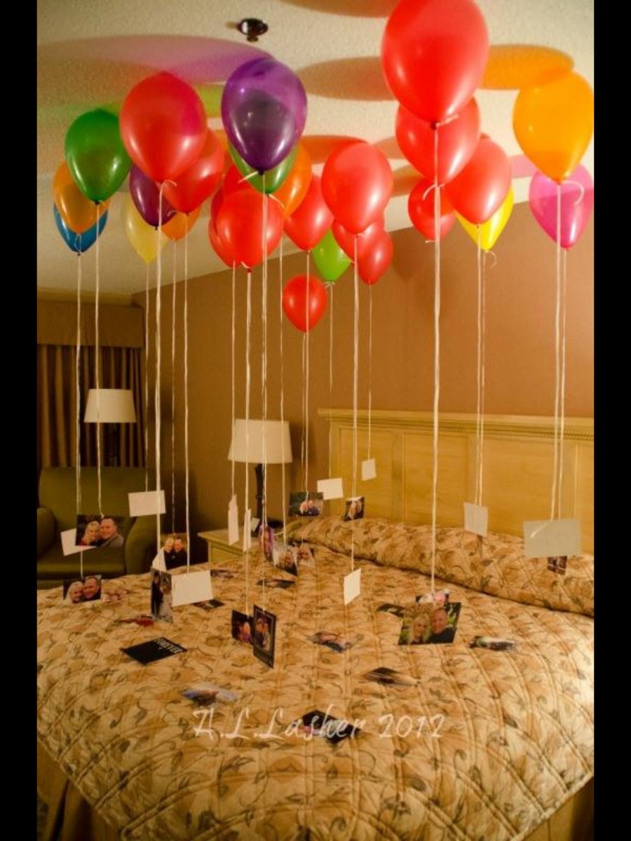 Украшение комнаты к юбилею