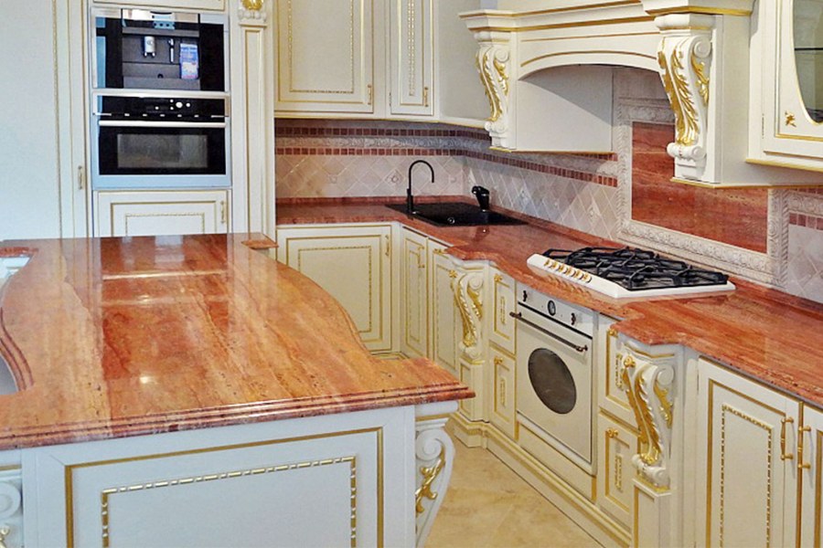 Мраморная столешница для кухни