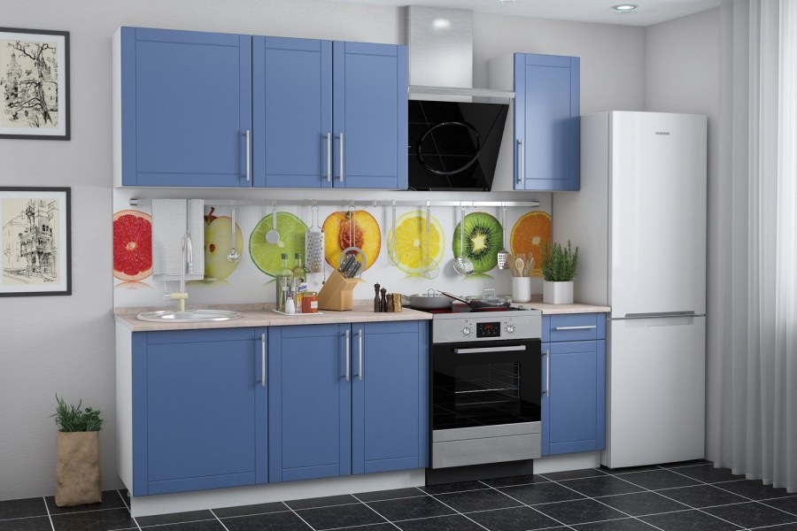 Кухня хофф голубая