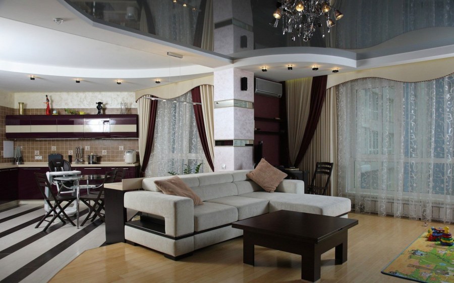 Кессонные потолки в стиле Шале