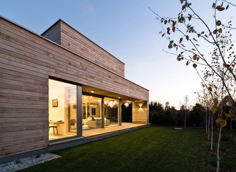 Фасад планкен Скандинавский стиль