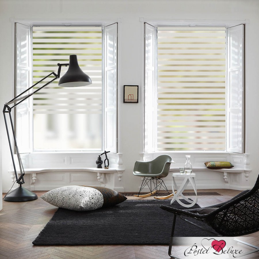 Рулонные шторы Зебра Blackout