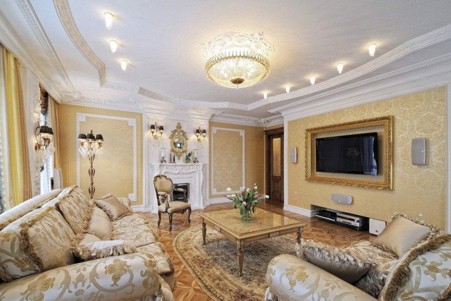 Классический интерьер гостиной