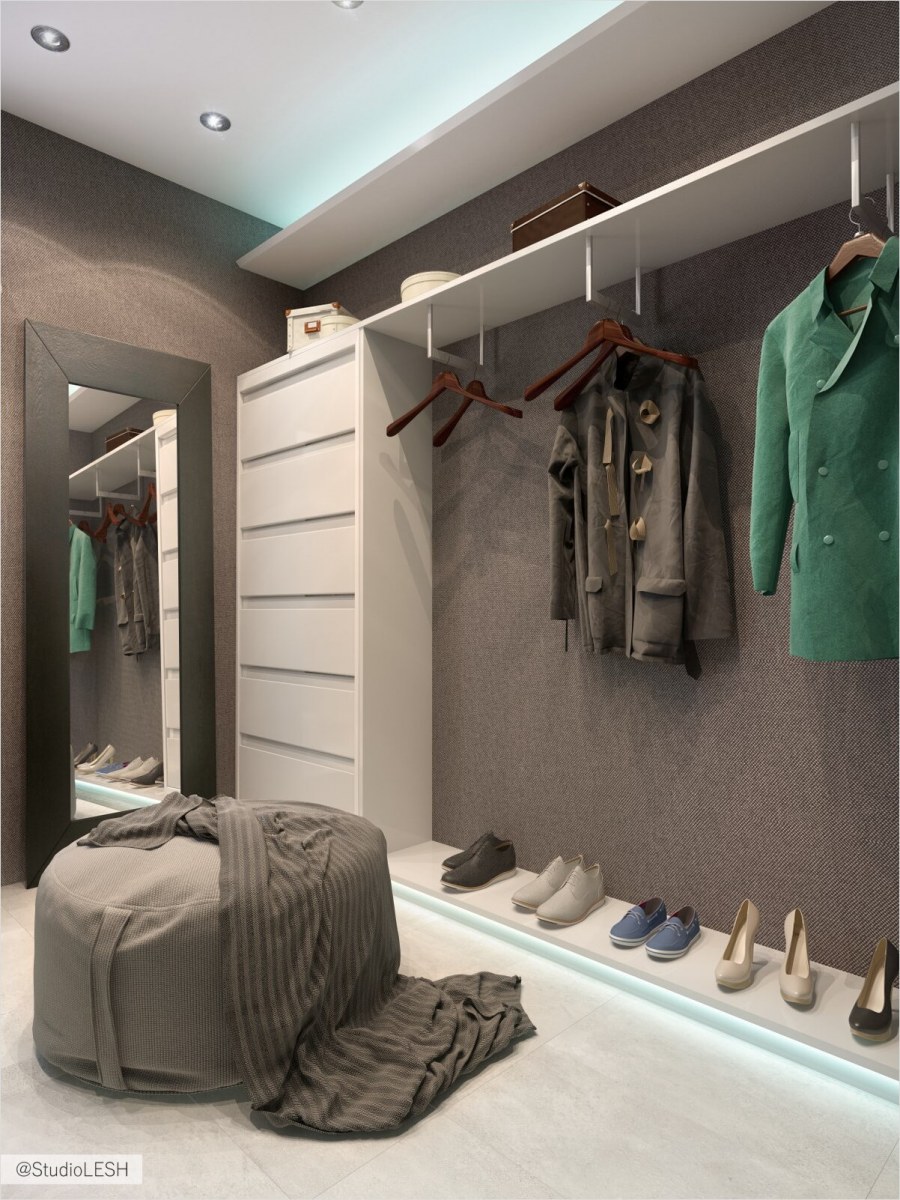 Гардеробные в прихожей