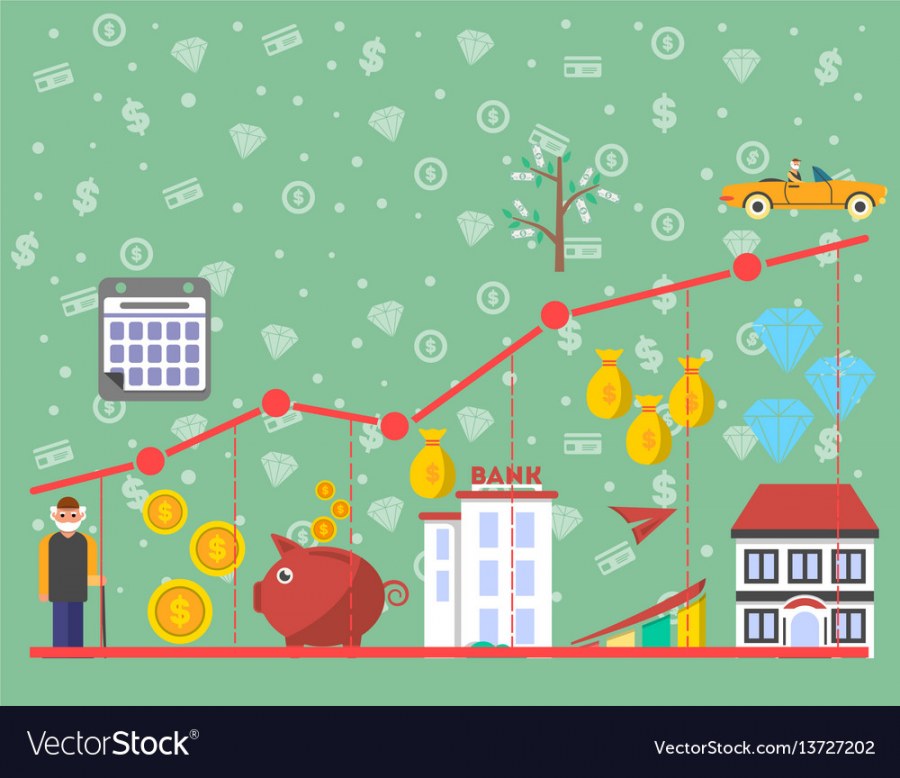 Инвестиции Векторная Графика